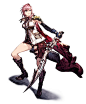 Lightning Art from War of the Visions: Final Fantasy Brave Exvius