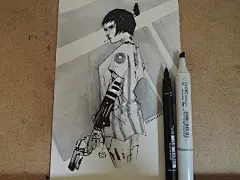 西班牙画师 Alexander J  的速写本绘画&lt;二&gt;