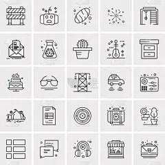 set 25 universal business icons