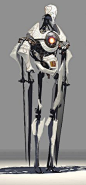 Dishonored 2 Concept Art - Clockwork Soldier