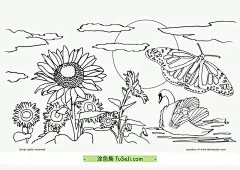 10张浪漫复杂的啄木鸟白天鹅大象自然风景儿童涂色大全！ | 涂色集，涂色画打印大图 : 着色活动虽然看似简单，但其实它对孩子们的成长和发展有着深远的影响。以下是对这一活动的扩写描述，以及一些关于自然风景主题涂色图片的介绍：超越幼稚的消遣：着色活动常被误认为是幼稚的娱乐，但实际上，它是一种多维度的、有益于大脑和身体发展的工具。它 10张浪漫复杂的啄木鸟白天鹅大象自然风景儿童涂色大全！