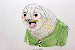唱游天下采集到水彩笔画