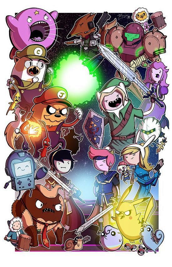 adventure time-花瓣网