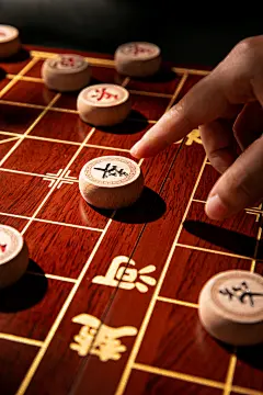 中国象棋棋牌益智玩具摄影图