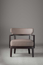 zoe small armchair | home collection | luxury italian deco style armchair