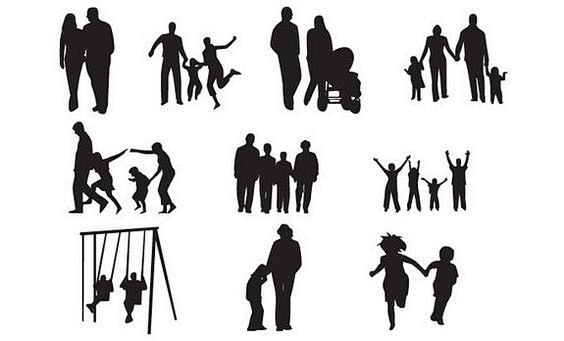 Family Silhouettes: 