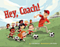Hey, Coach! : Illustrations for the book HEY, COACH! By Linda Ashman. 