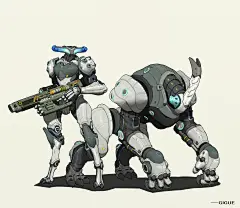 {现代系列}欧美重甲机械设计（人体，动物设计）