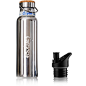 Amazon.com : Geysa Vacuum Insulated Stainless Steel Water Bottle, FREE Sports Lid - Standard Mouth 20oz & 34oz : Sports & Outdoors