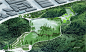 湿地公园科普教育板块景观规划鸟瞰图效果图设计