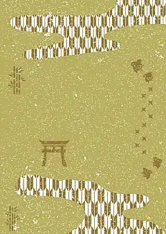复古风日式海报背景设计