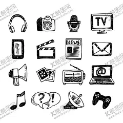 娱乐休闲图标 【酷图网】影视图标,娱乐图标,电影图标,数码图标,休闲图标,休闲娱乐,生活休闲,手绘娱乐图标,手绘图标