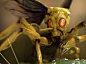Icky Mite Type Deal, Eric Keller : One of my first successful attempts to design an insectoid like thing. Based on a mite (however mites are arachnids, not insects! a true mite has 8 legs not 6). Also a very early attempt at using V-Ray and Nuke. There is