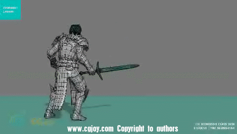 剑盾男女的攻击倒地走跑等动作参考游戏动画cgjoy