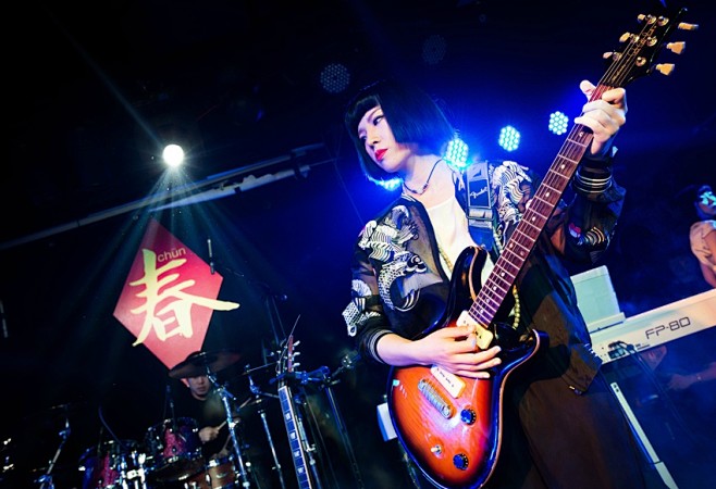 中国摇滚乐队高颜值女乐手