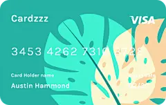 银行卡 信用卡 线上钱包 卡片背景 背景元素 彩色背景卡片 93