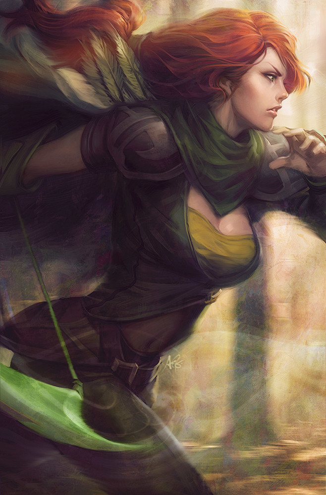 风行 - `Artgerm，DotA2上...