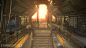 Star Citizen Lorville Transit Platforms, Luan Vetoreti : Under the grim, ash covered plates of Lorville, a worker has to go through the daily commute. L19's Transit Platforms are a reflection of the repressive, watchful eye of the company above, Hurston D