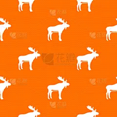 式样,鹿,几何形状,白色,褐色,自然,野生动物,图像,矢量,重复