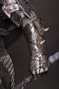 leather bracer orc / Lagueuse