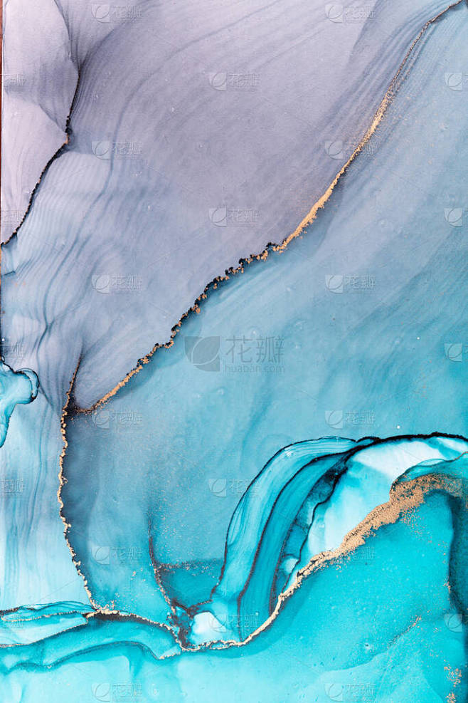 Marble ink abstract ...