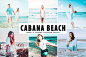 鲜艳色彩&蓝色调滤镜Lightroom预设 Cabana Beach Mobile & Desktop Lightroom Presets - 设汇