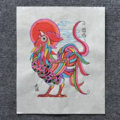 武强年画正宗手工木板年画十二生肖狗鼠牛虎兔龙蛇马羊猴鸡狗猪-淘宝网