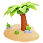 PALM TREE  3D Icon