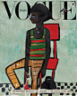 Vogue Italia January 2020. 意大利版一月刊, 将推出7张插画封面, 本期内页聚集众多插画师参与创作, 大片都将全部由绘画方式呈现.