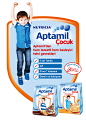 NUTRICIA APTAMIL PACKAGING DESIGN : Packaging designs for Nutricia Aptamil Baby Cereal with two flavours : cocoa and honey.