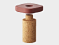 Modular cork stool concept offers sustainable seating by turning into a bench - Yanko Design