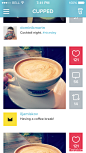 Cupped App iOS7 扁平化APP设计 #UI#