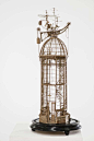 Jeroen van Kesteren imagines incredible steampunk airships, entirely made of paper and cardboard. A