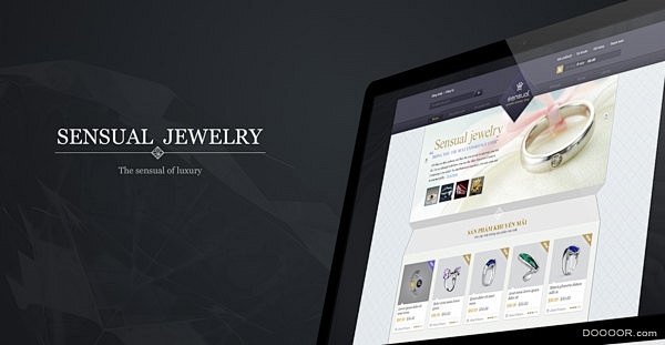 性感的珠宝奢侈品网站设计 [5P].jp...