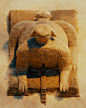 3D desert egipt rocks sand sphinx surreal