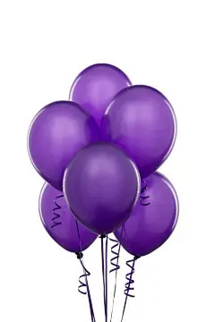 紫色 汽球 壁纸