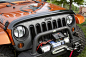 Wraparound Bug Deflector, Smoke; 07-16 Jeep Wrangler JK