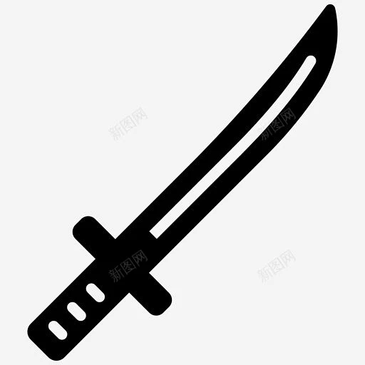 剑日本武士刀图标 免费下载 页面网页 平面电商 创意素材-花瓣网