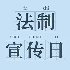 法制宣传日宪法日公众号次图