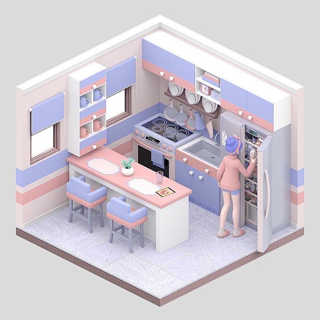 C4D 渲染 电商场景 大促 C4D首页...