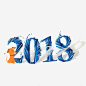 蓝色2018艺术字高清素材 2018 卡通 图案 小清新 彩色 文字 新年 艺术字 花纹 蓝色 装饰 元素 免抠png 设计图片 免费下载 页面网页 平面电商 创意素材