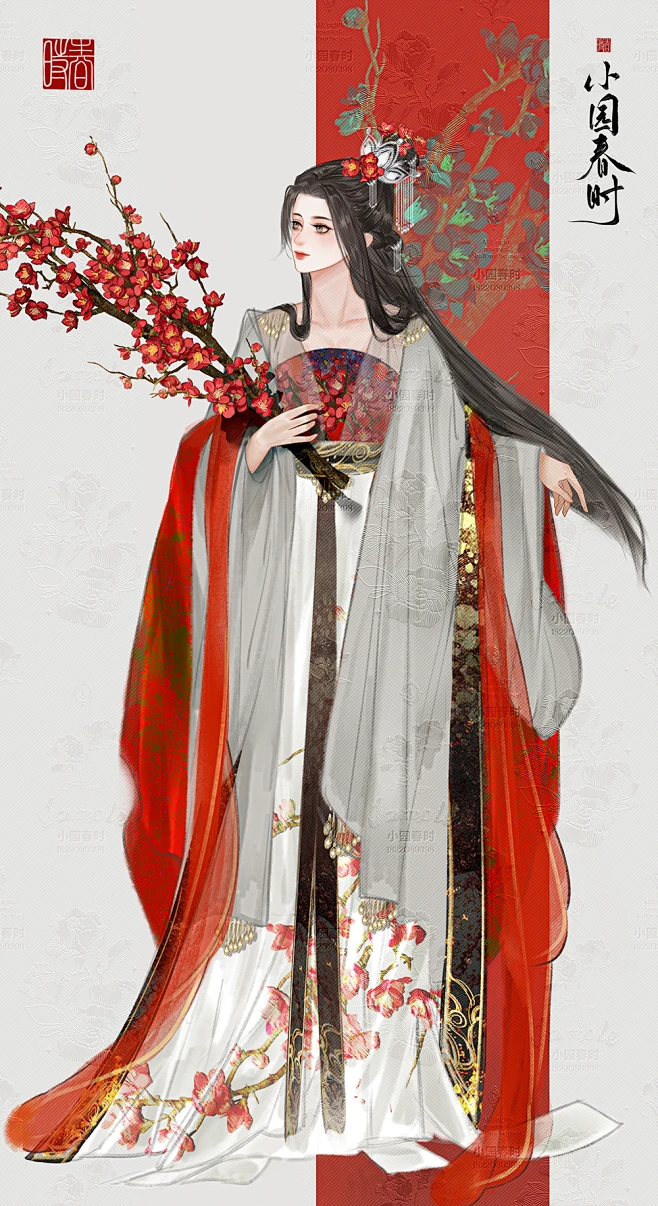 十二花神系列 | 梅花-花瓣网