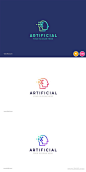 人工智能技术公司Logo设计模板 Human Artificial Intelligence Technology Logo_标志Logo_素材下载-乐分享素材网