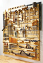How to: Make a "Hold Everything" Tool Rack | Man Made DIY | Crafts for Men | Keywords: garage, diy, woodworking, how-to: 