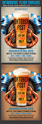 Oktoberfest Poster-Flyer Template : Oktoberfest Poster-Flyer Template is modern psd (photoshop) flyer and poster that will give the perfect promotion for your Oktoberfest event or festival! All elements are in separate layers and text is editable!3 PSD fi