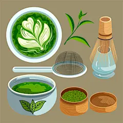 手绘东南亚日式面食小丸子海鲜餐厅海报插画AI矢量图片素材 (26)