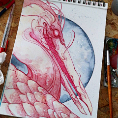 fungue采集到传统插画