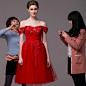 2014新款短款晚礼服新娘敬酒服晚装女装红色小礼服长款孕妇礼服-淘宝网
