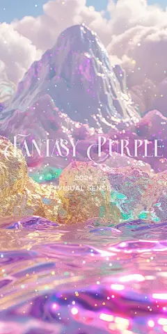 鎏金梦幻紫｜壁纸｜审美 - 小红书