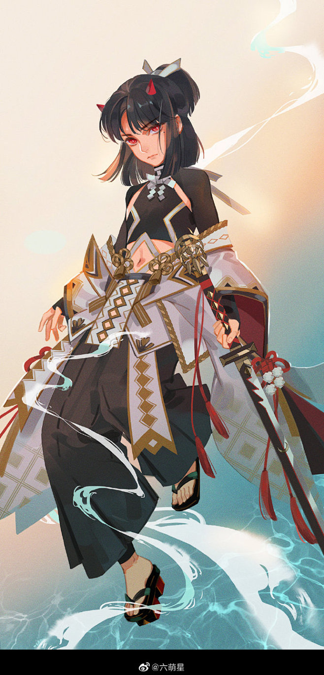 sp鬼切阴阳师手游网易阴阳师手游阴阳师手游同人帐鬼切泪痣真的好戳我